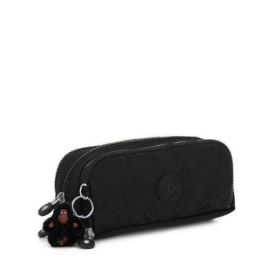 Kipling Gitroy Classic Pencil Case Bags True Black | AU 1898BE